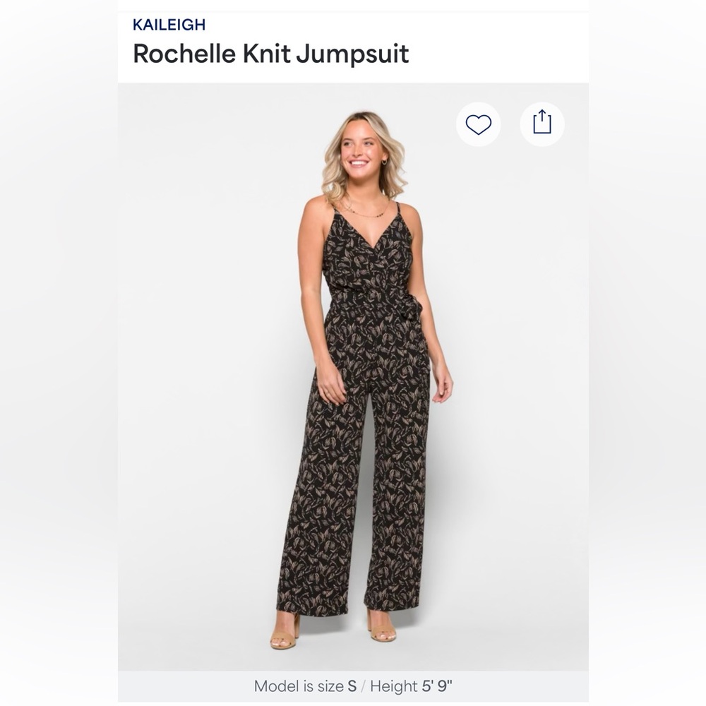 The Kaileigh Rochelle knit jumpsuit